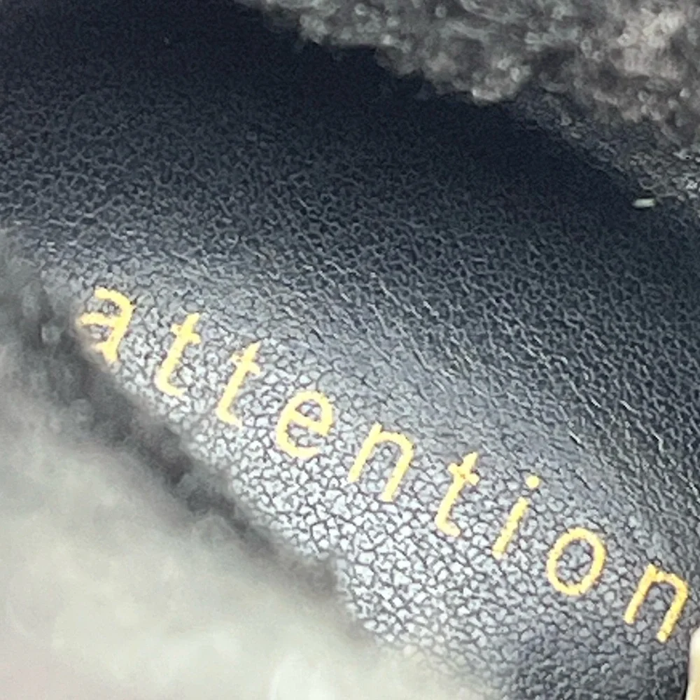 ATTENTION | Women's Black Suede Wedge Ankle Boots 9